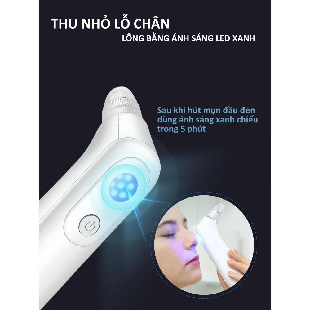 Máy hút mụn đầu đen siêu mạnh KSKIN KD802 4 đầu hút, thu nhỏ lỗ chân lông và làm mịn da