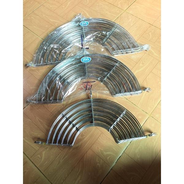 Vỉ gác chảo ráo dầu chiên inox 6 nan loại dày 3 cỡ 36cm 42cm 47cm