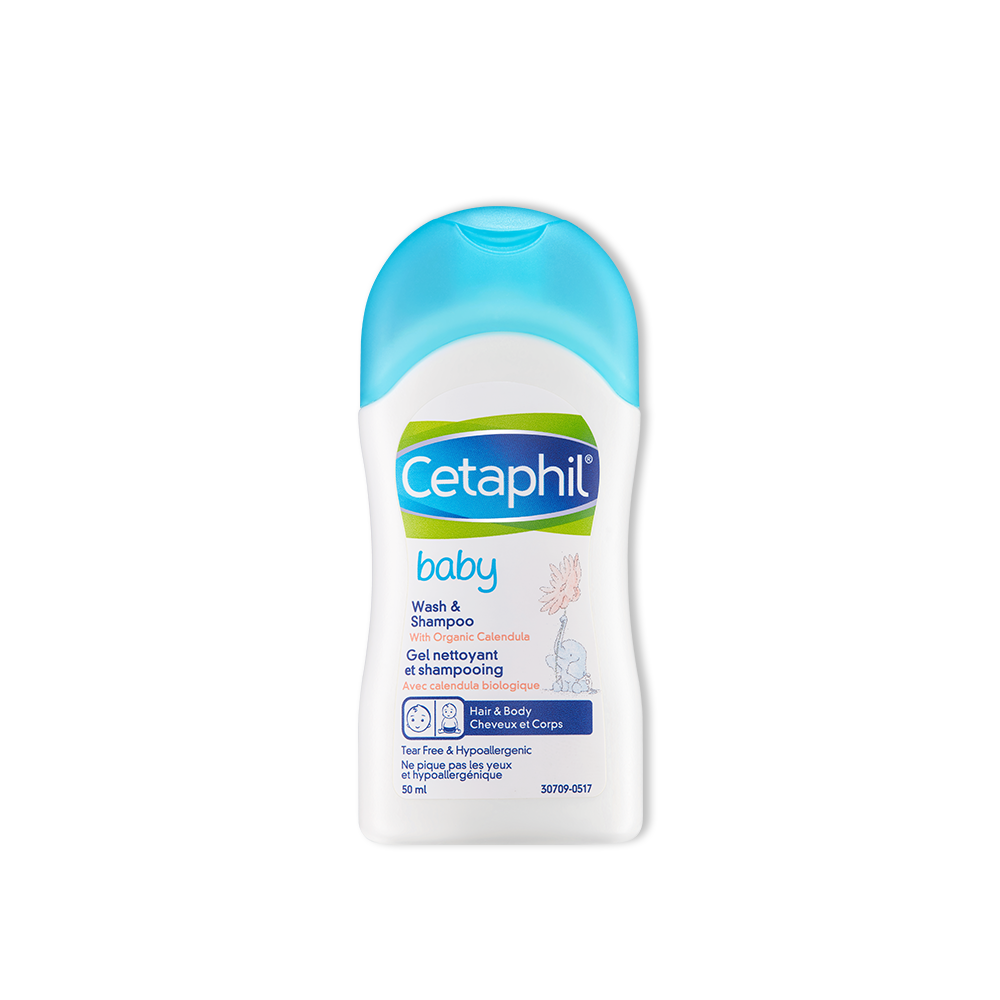 [Hàng tặng không bán] Sữa tắm gội dịu lành cho bé Cetaphil Baby Wash &amp; Shampoo with Organic Calendula 50ml