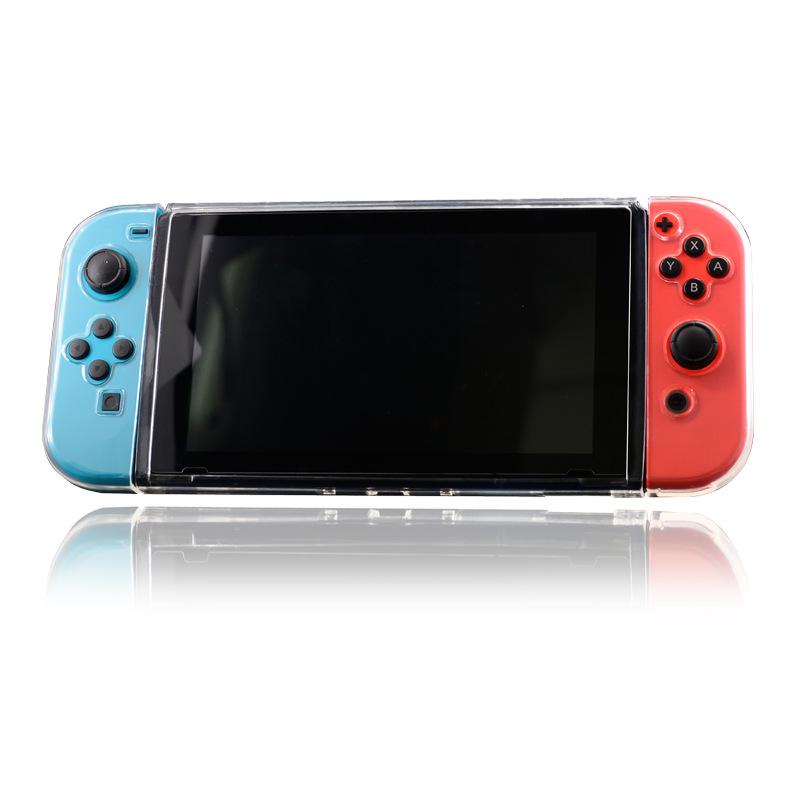 Ốp lưng TPU mềm trong suốt Vỏ bảo vệ Joycon cho Nintendo Switch NS Console Joy-con Mặt sau trong suốt như pha lê Màu sắc: Trọn bộ