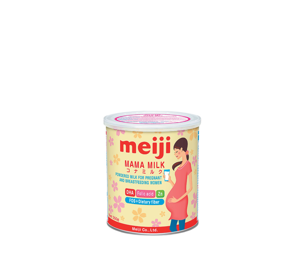 Combo Thực phẩm bổ sung Meiji Mama Milk (350g) và Sản phẩm dinh dưỡng Meiji Infant Formula EZcube (540g)