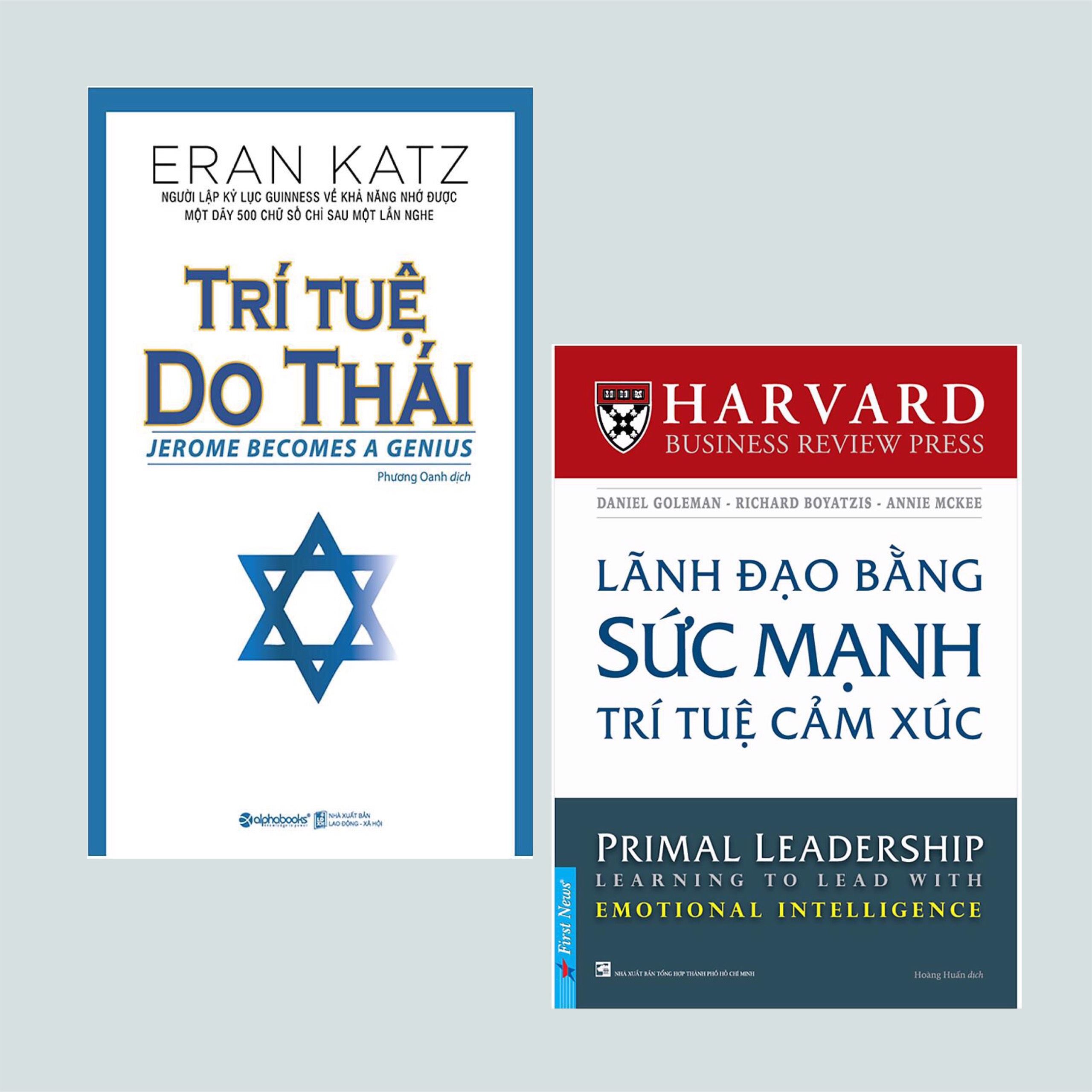 Combo : Trí Tuệ Do Thái  + Lãnh Đạo Bằng Sức Mạnh Trí Tuệ Cảm Xúc