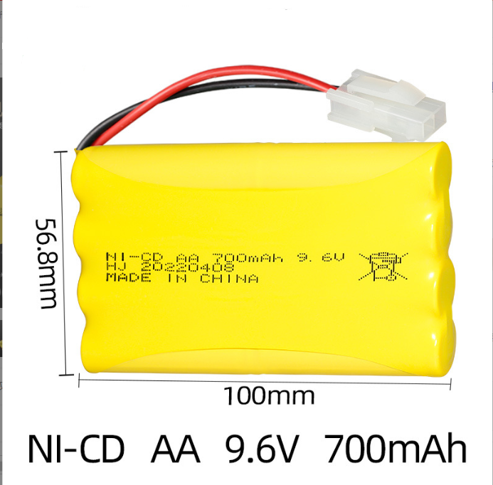 Pin sạc 9.6v 700mah Ni Cd đồ chơi điều khiển rc