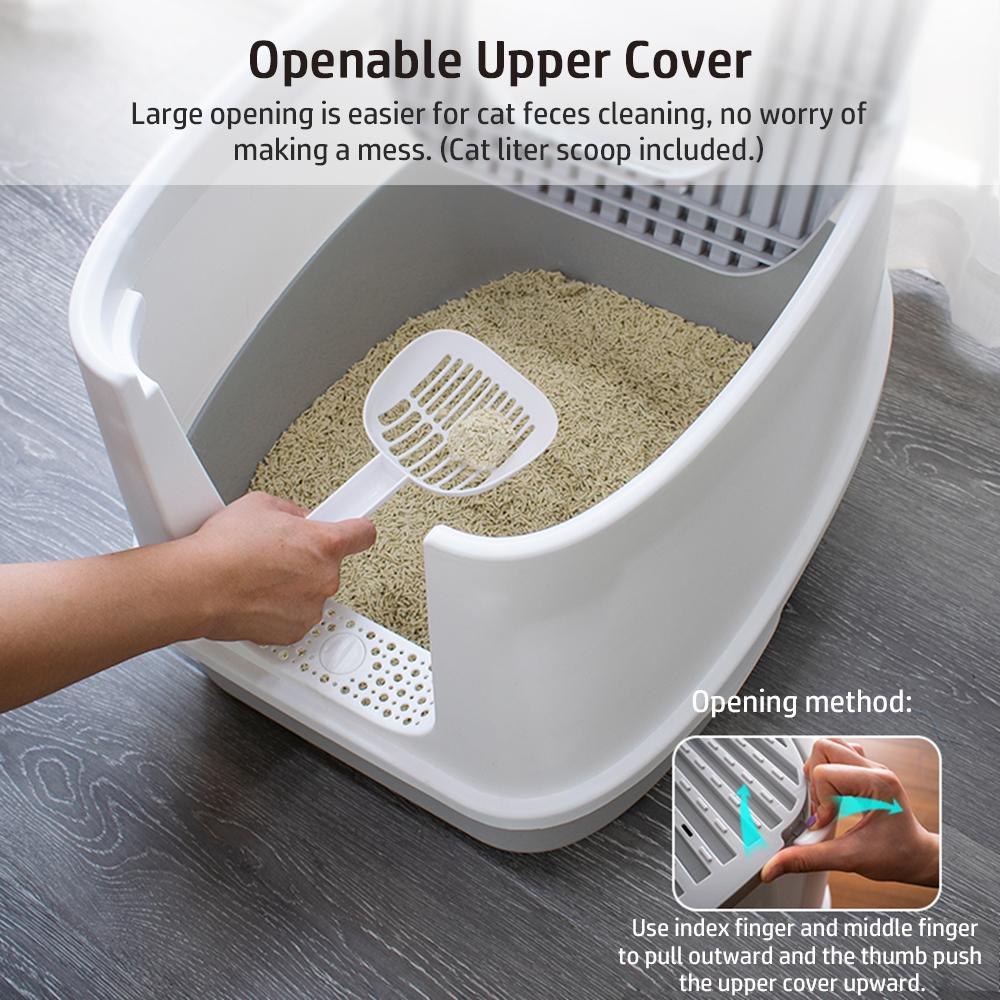 Nhà Vệ Sinh Có Nắp Đậy Cho Mèo