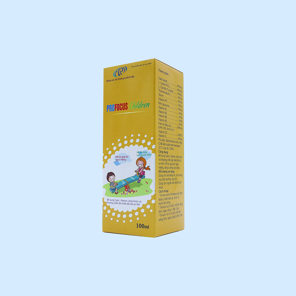 Combo 2 Lọ Vitamin Tổng Hợp Cho Trẻ Profocus Children - Bổ Sung Đầy Đủ Các Dưỡng Chất Cho Bé Phát Triển Toàn Diện Về Thể Chất Và Trí Tuệ. Sử Dụng Cho Trẻ Biếng Ăn, Còi Xương, Suy Dinh Dưỡng Hay Ốm