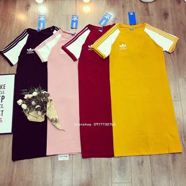 VÁY NƯ FORM RỌNG PHỐI SỌC