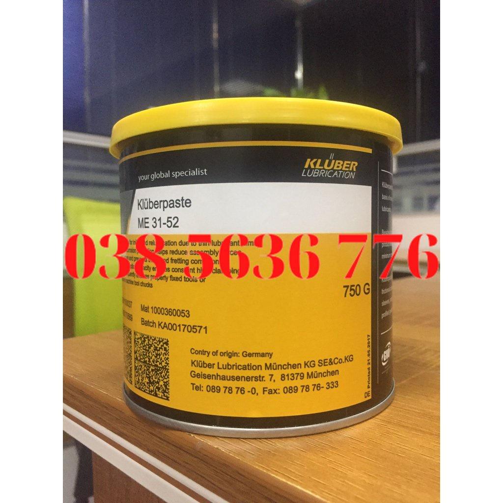 Kluber paste Me 31-52, Kruber Me 31-52 750G, Mỡ nhập khẩu