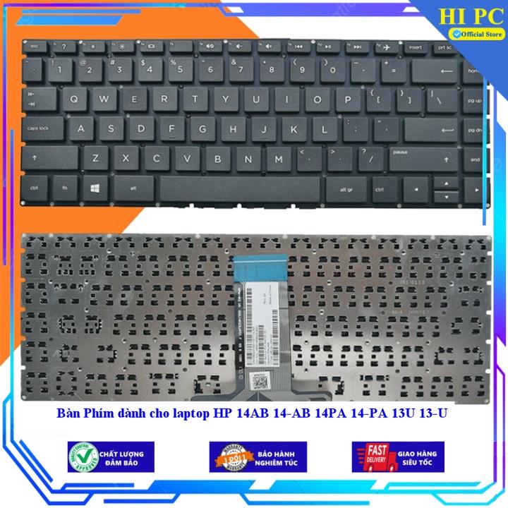 Bàn Phím dành cho laptop HP 14AB 14-AB 14PA 14-PA 13U 13-U - Hàng Nhập Khẩu