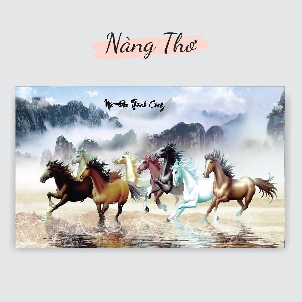 Tranh MÃ ĐÁO THÀNH CÔNG treo tường
