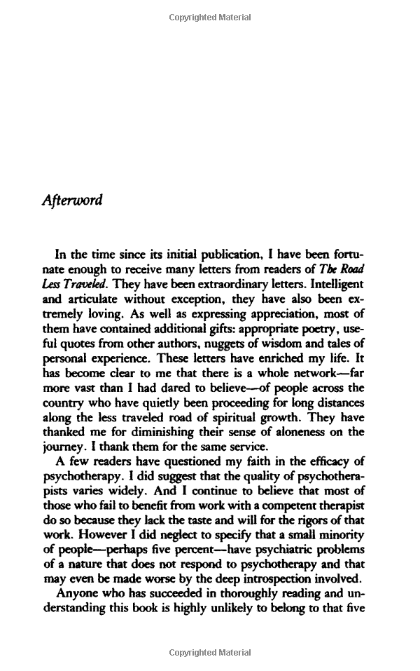 Sách The Road Less Traveled : A New Phychology of Love, Traditional Values and Spiritual Growth