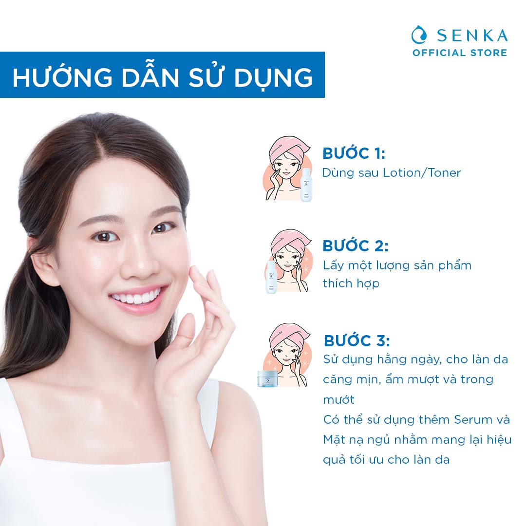 Sữa Dưỡng Cấp Ẩm Chuyên Sâu Senka Deep Moist Emulsion 150ML