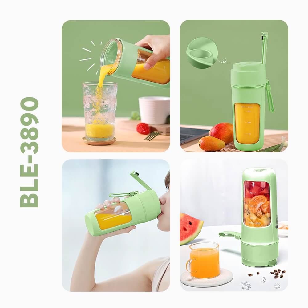 Máy xay sinh tố mini không dây Elmich BLE-3889 BLE-3890 340ml, Hàng chính hãng, chống thấm - JoyMall