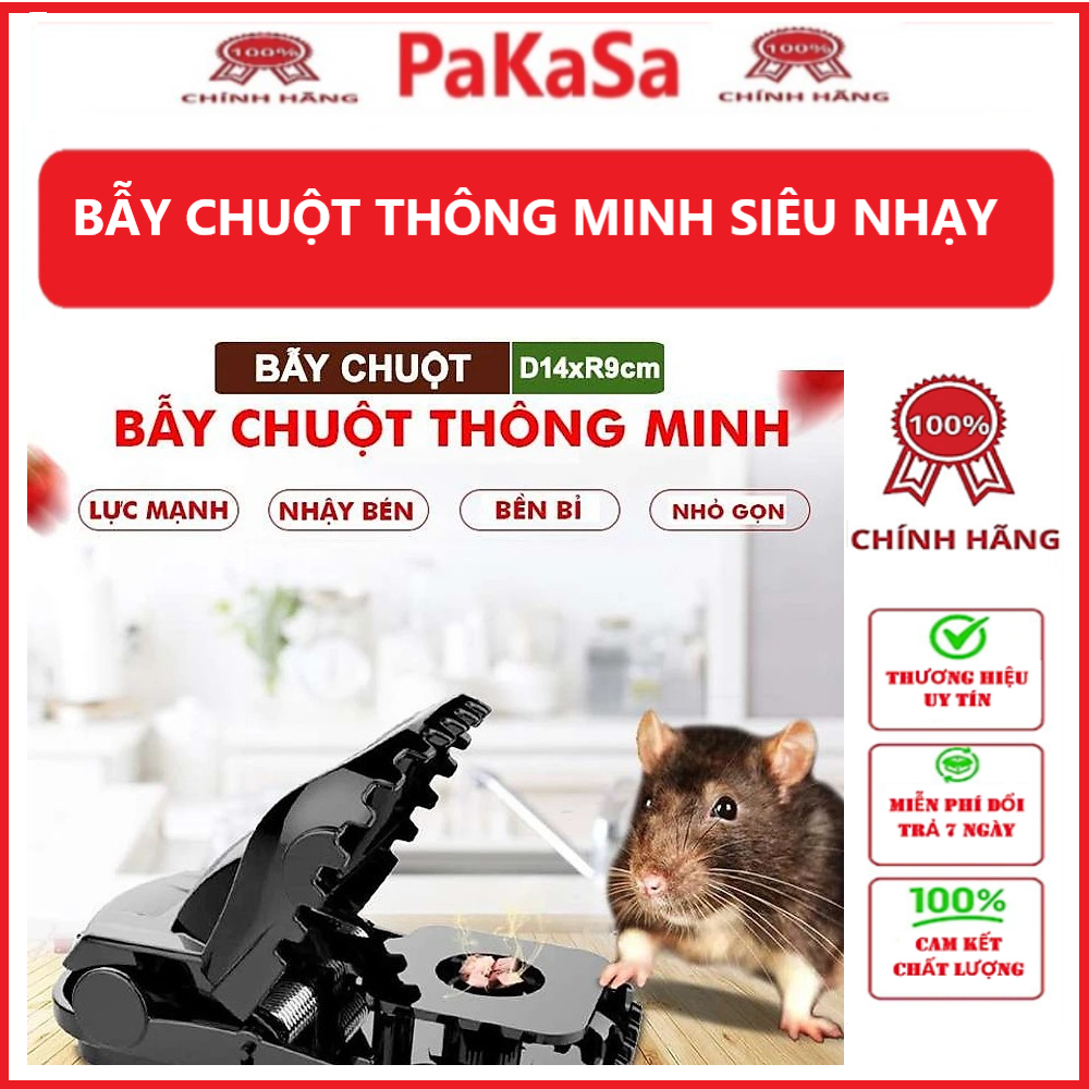 Bẫy Chuột Thông Minh Siêu Nhạy Dễ Sử Dụng Hiệu Quả Cao - PaKaSa