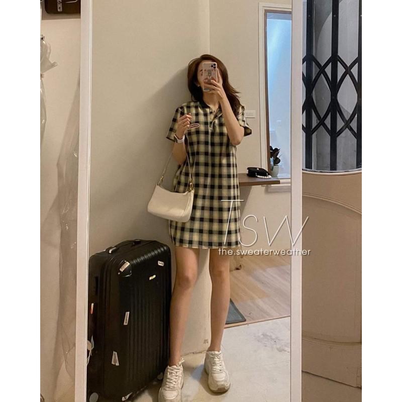 Váy kẻ quảng châu