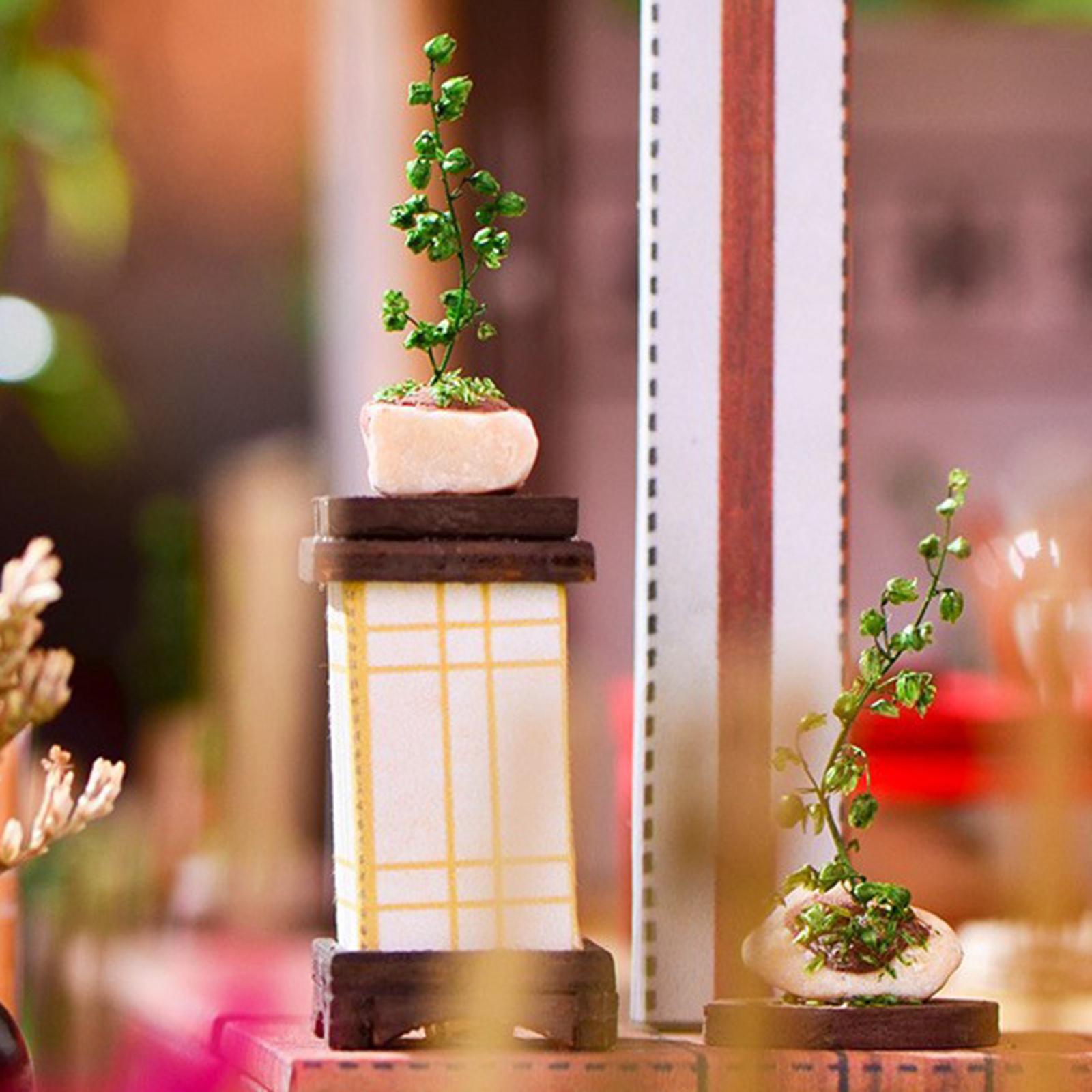 Chinese Style Cottage DIY Miniature DollHouse Kit Crafts with LED Handmade Wooden Doll House Model Building Kits Toy Creative Gift