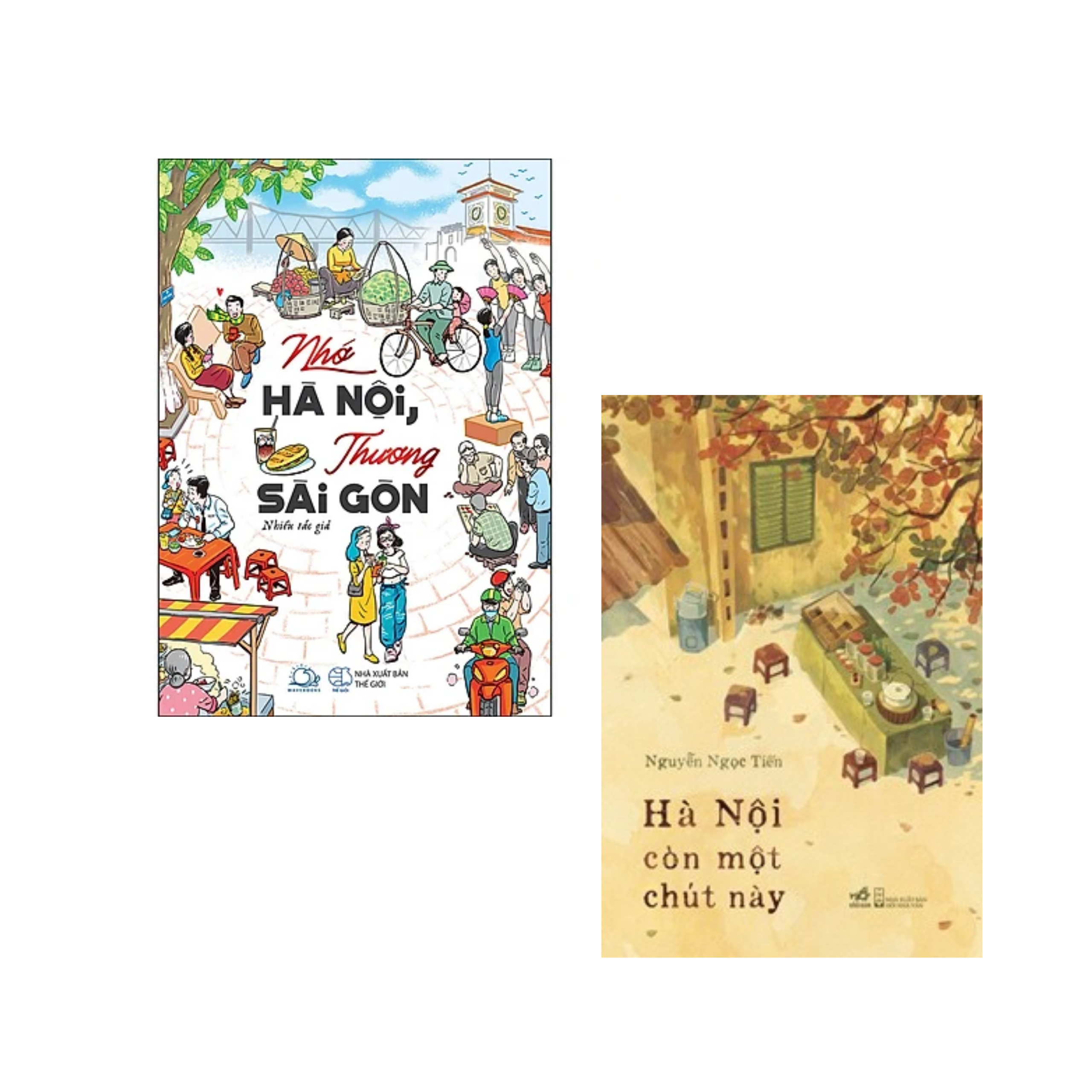 Combo 2 cuốn: Việt Nam Dọc Miền Du Ký - Tập 2+ Hà Nội Còn Một Chút Này/ Tặng Kèm Bookmark Happy LIfe