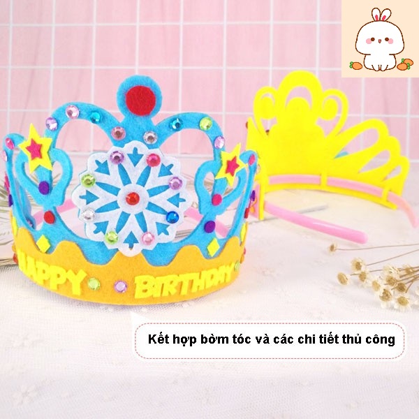 Đồ chơi DIY vương miện 3D tự làm siêu cute cho bé