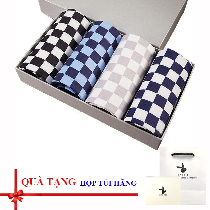 DESIGN 2023 - Quần lót nam - Quần Lót Boxer -Quà tặng cho nam giới - Quà tặng người yêu - full túi hộp quà y hình