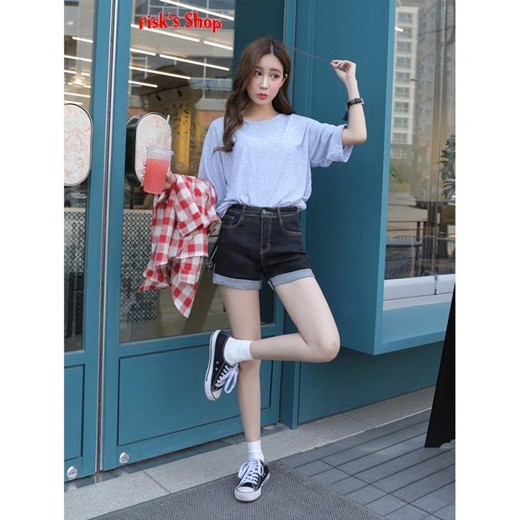 Quần đùi cạp cao sọc đỏ