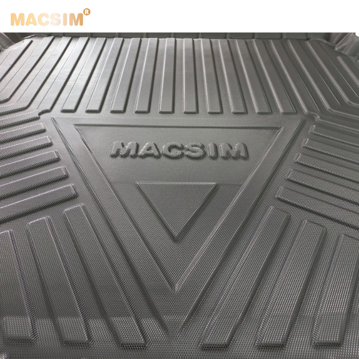 Thảm lót cốp Vios 2014-2022 (qd) nhãn hiệu Macsin chất liệu tpv cao cấp màu đen