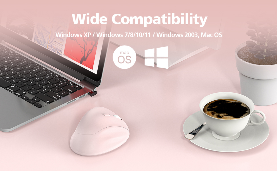 Chuột Không Dây MicroPack MP-V01W Kiểu Dáng Công Thái Học Cho Tư Thế Cầm Tay Thoải Mái Tiết Kiệm Pin 1600DPI Hàng Chính Hãng