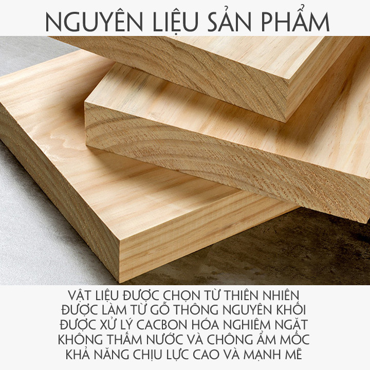 Giá Để Cây Cảnh Trong Nhà Bằng Gỗ 6 Tầng - Kệ Trang Trí Cây Cảnh Gỗ Thông Kích Thước 97*25*98CM