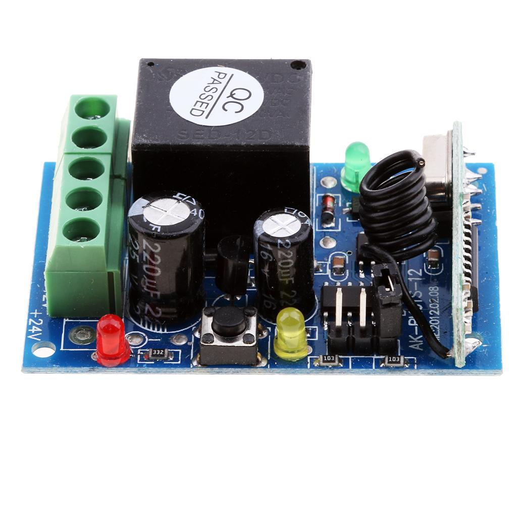 433 MHz DC 12 V 1CH Điều Khiển Từ Xa Không Dây Tiếp Công Tắc Cửa Hệ Thống An Ninh