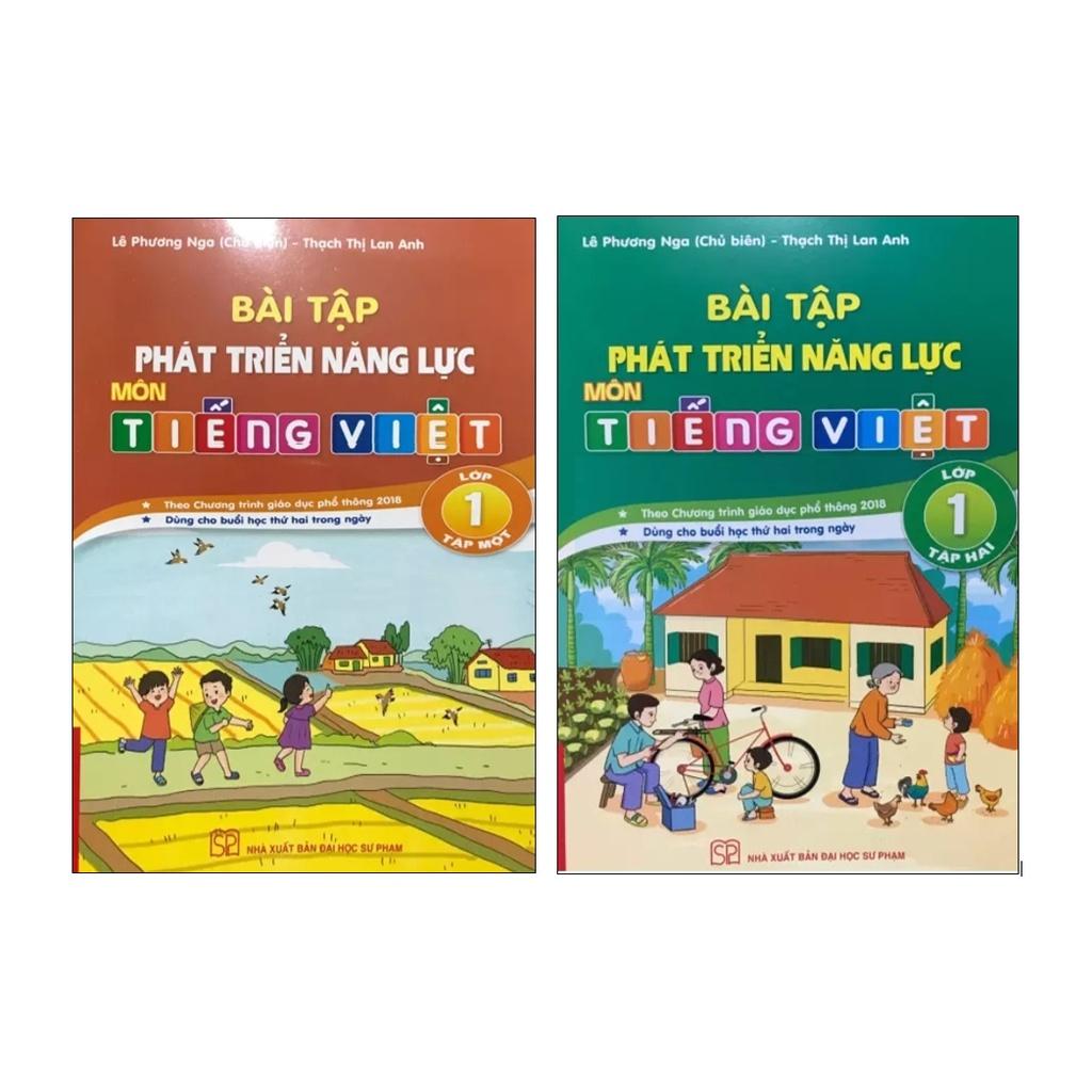 Sách - Combo Bài tập phát triển năng lực môn Tiếng Việt Lớp 1