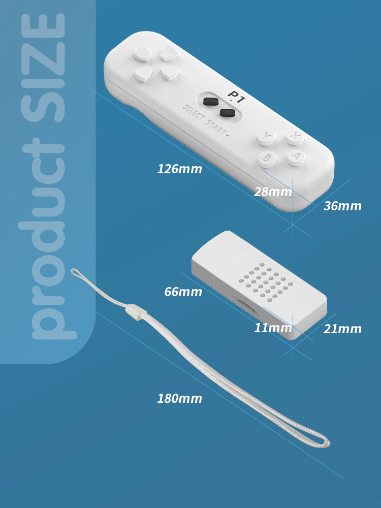Máy chơi game điện tử HDMI Trò chơi somatosensory thể dục game điện tử hoạt động trong nhà 800 game NES và 30 game hoạt động thể chất.