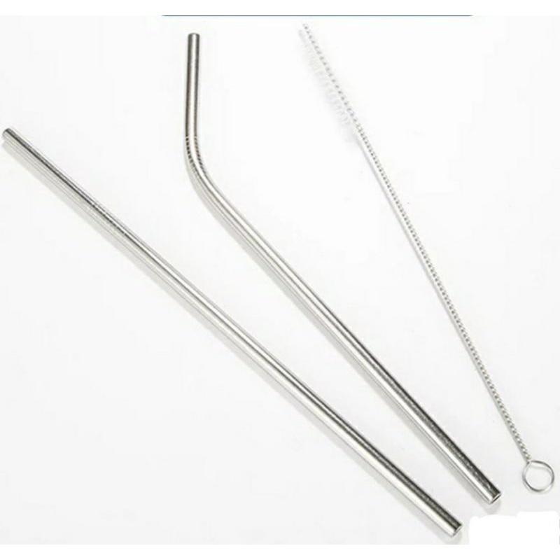 Sét 3 Món Ống hút uống nước bằng inox không gỉ