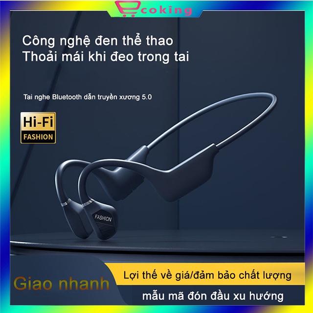 Tai Nghe Không Dây dẫn truyền qua xương Bluetooth X1 ECOKING{TẶNG KÈM TAI NGHE DÂY} âm thanh vòm HIFI có micro nói