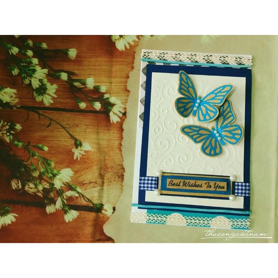 Thiệp 2 chú bướm