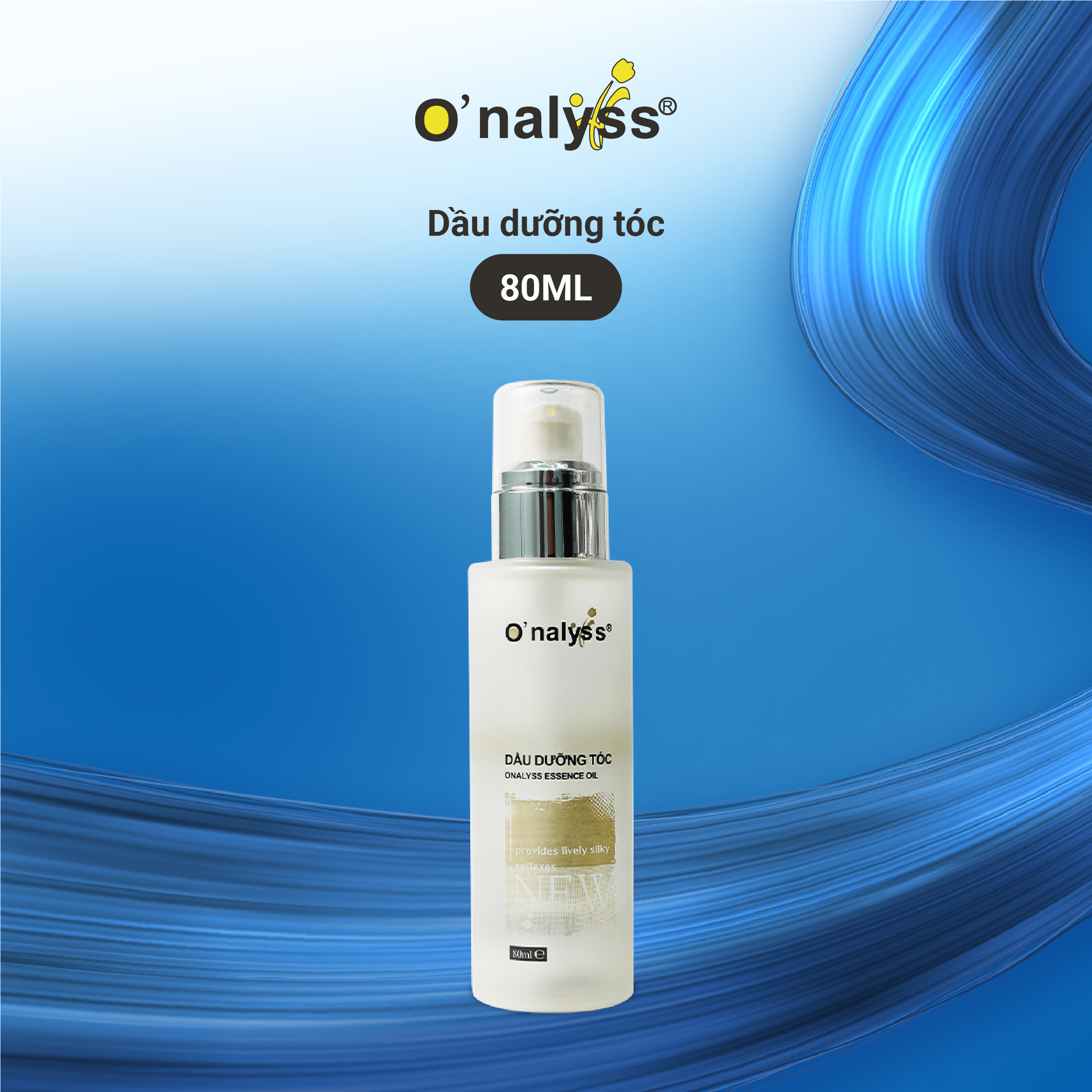 Dầu dưỡng tóc O'nalyss cao cấp giúp bóng mượt và phục hồi hư tổn 80ml