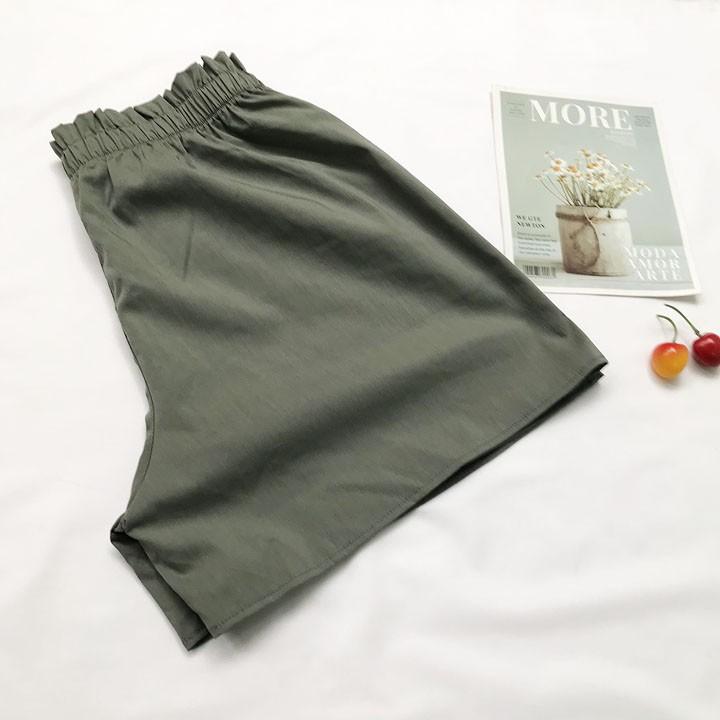 Quần đùi nữ từ 48-55kg - quần sọt short nữ vải kaki Lưng Cao - QU35