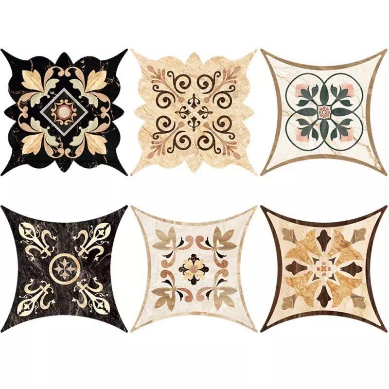 10 tấm Đề can dán tường, nền gạch hoa văn tuyệt đẹp size 11x11cm bám dính cực tốt không thấm nước
