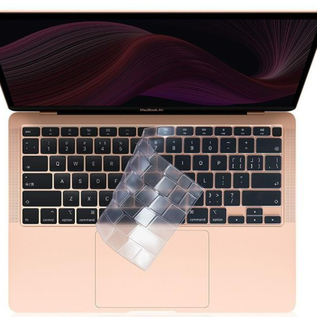 Miếng Phủ Bàn Phím Dành Cho Macbook Air 13&quot; 2020,Macbook Pro 13&quot; 2020 Màu Trong Suốt