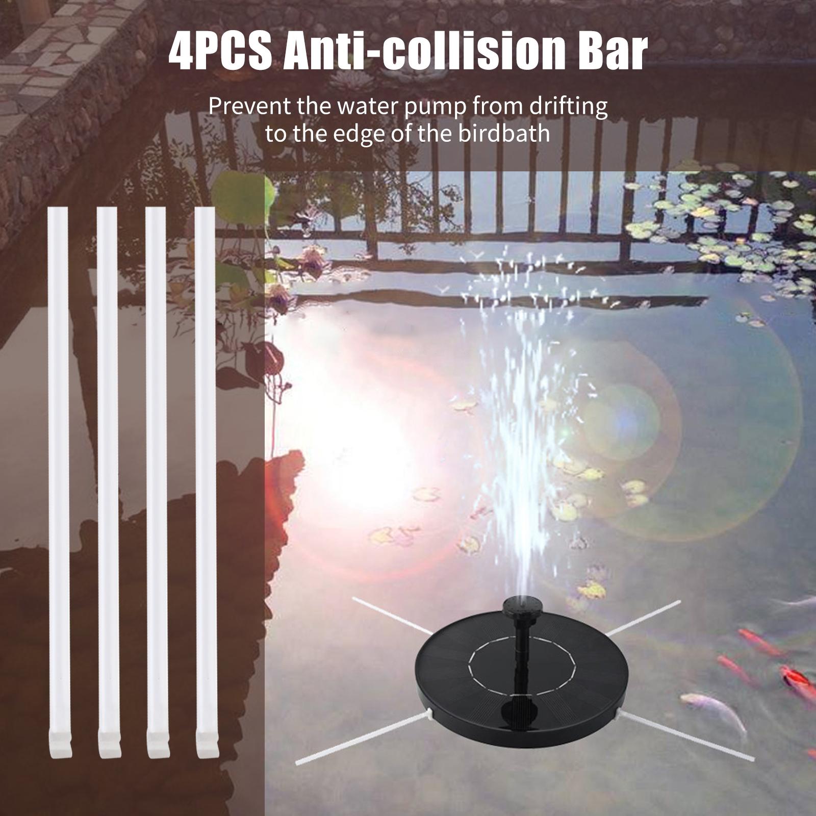 Máy Bơm Đài Phun Năng Lượng Mặt Trời 1.5W Với 6 Bộ Lọc Vòi Phun