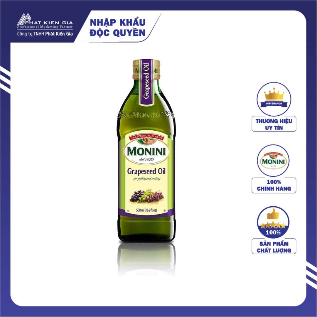 Dầu Hạt Nho Monini 500ml
