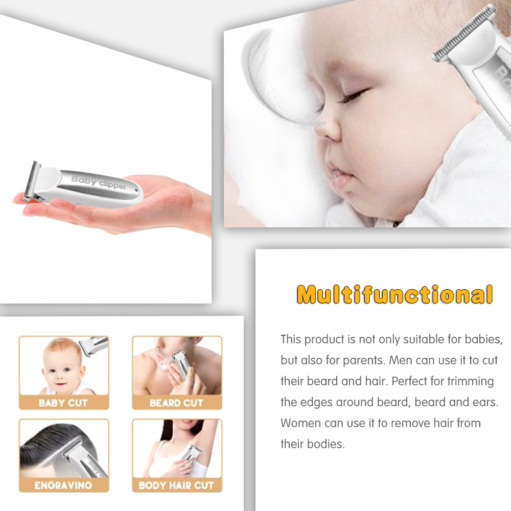 Mua Baby Hair Clippers Baby Hair Trimmer Silent Haircut Trimmers Quiet USB Baby Shaver for Kids Infants Men and Women Mua Baby Hair Clippers Baby Hair Trimmer Silent Haircut Trimmers Quiet USB Baby Shaver for Kids Infants Men and Women