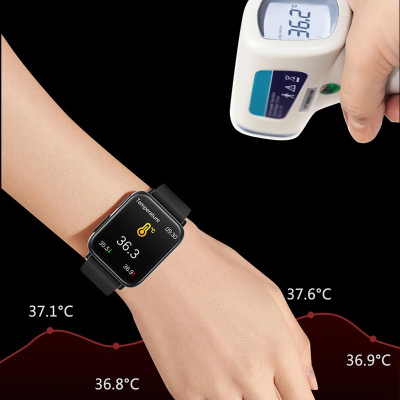 2023 Mới không xâm lấn đường ECG PPG Đồng hồ thông minh Men Nhịp tim Oxygen Sức khỏe SMARTWATCH Women Waterproof Sports