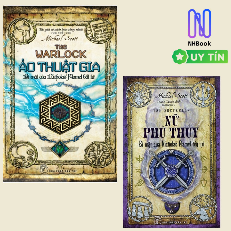 Combo Bí Mật Của Nicholas Flamel : Nữ Phù Thủy và Ảo Thuật Gia ( Tặng Kèm Sổ Tay Xương Rồng)