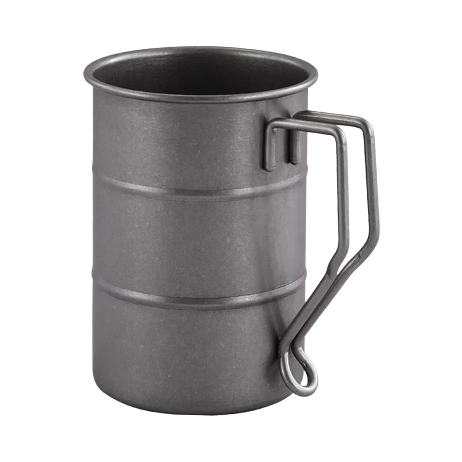 Coffee Mugs Tea Mugs Drinkware Reusable Portable 350ml Drinking Cup Camping Cup for Outdoor Home Office Hiking Picnic Fishing