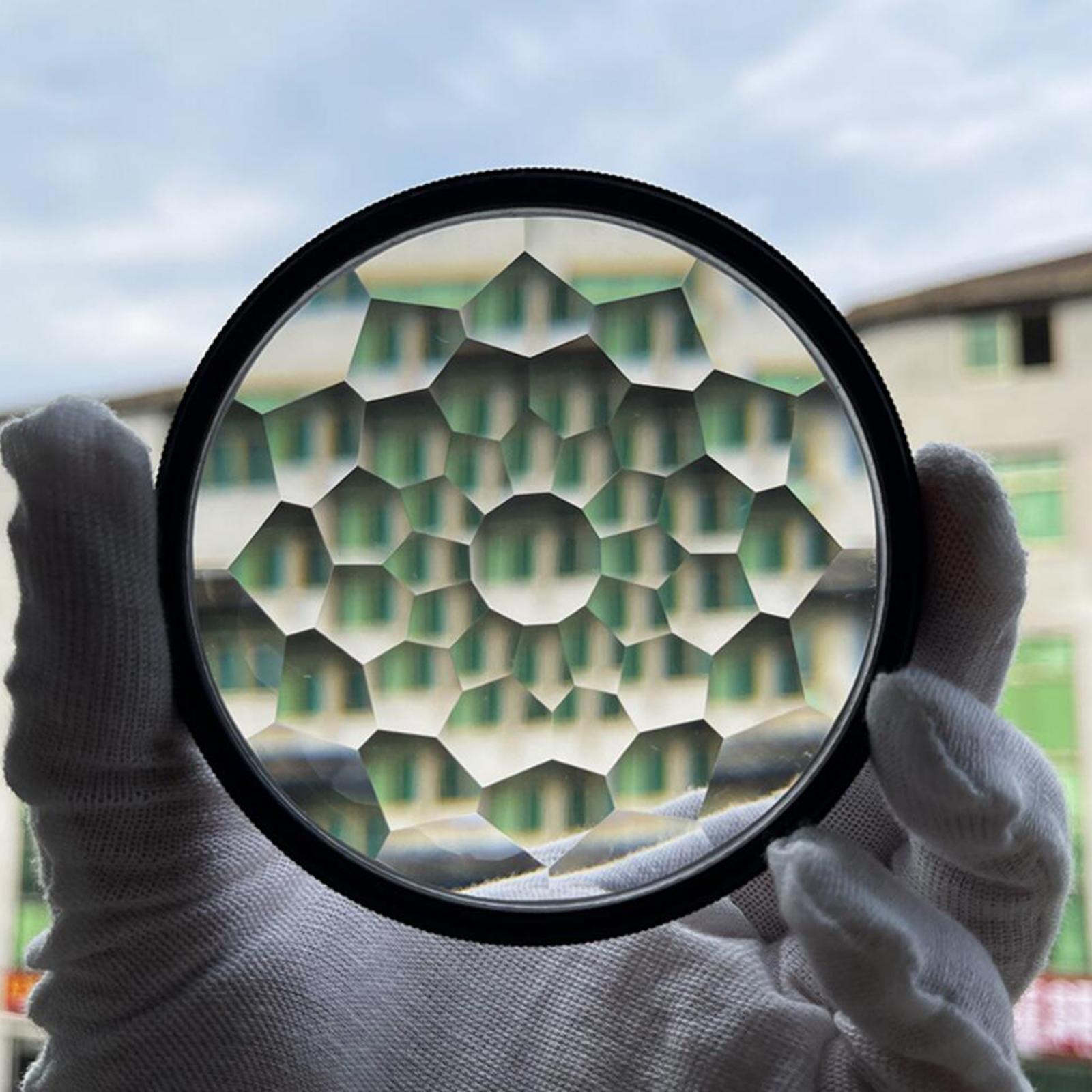 77mm Kaleidoscope  SLR Photography Handmade Effect Filter Tool People Multi