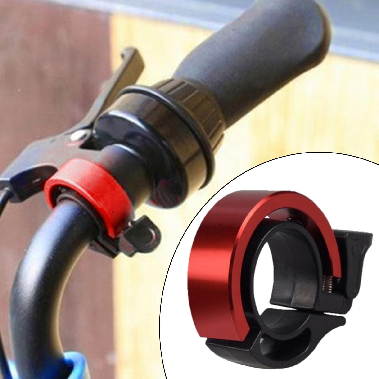2x90db Rings Bell Bike Handlebar Invisible Hooter Red