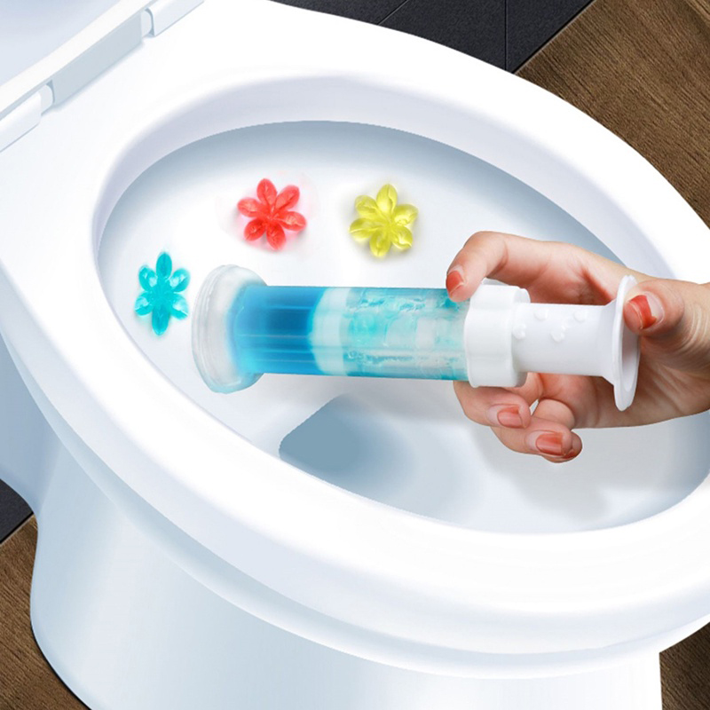 Gel Thơm Khử Mùi Toilet, Bồn Cầu, Diệt Khuẩn Làm Sạch Toilet Hình Bông Hoa Nhiều Mùi - Pucamart
