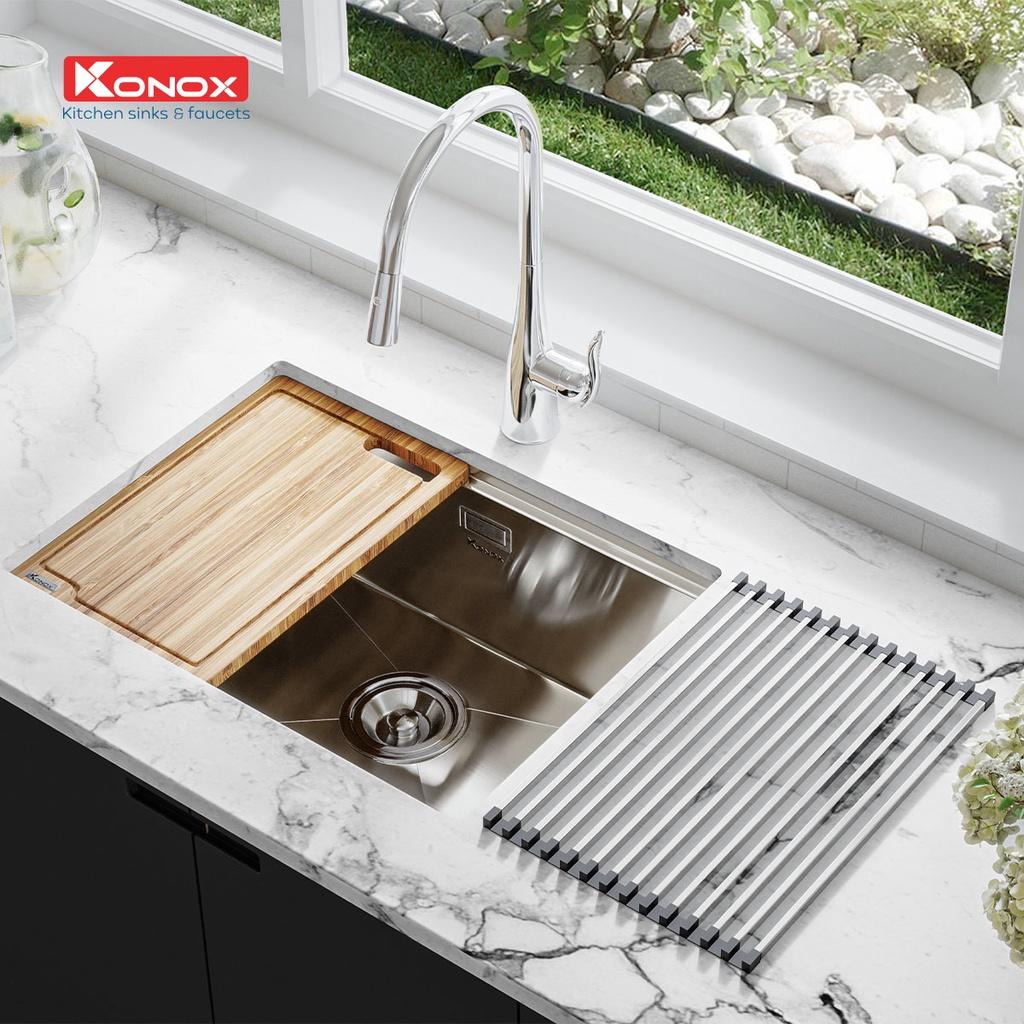 Chậu rửa bát inox 1 hố KONOX Undermount Series Model KN6046SU