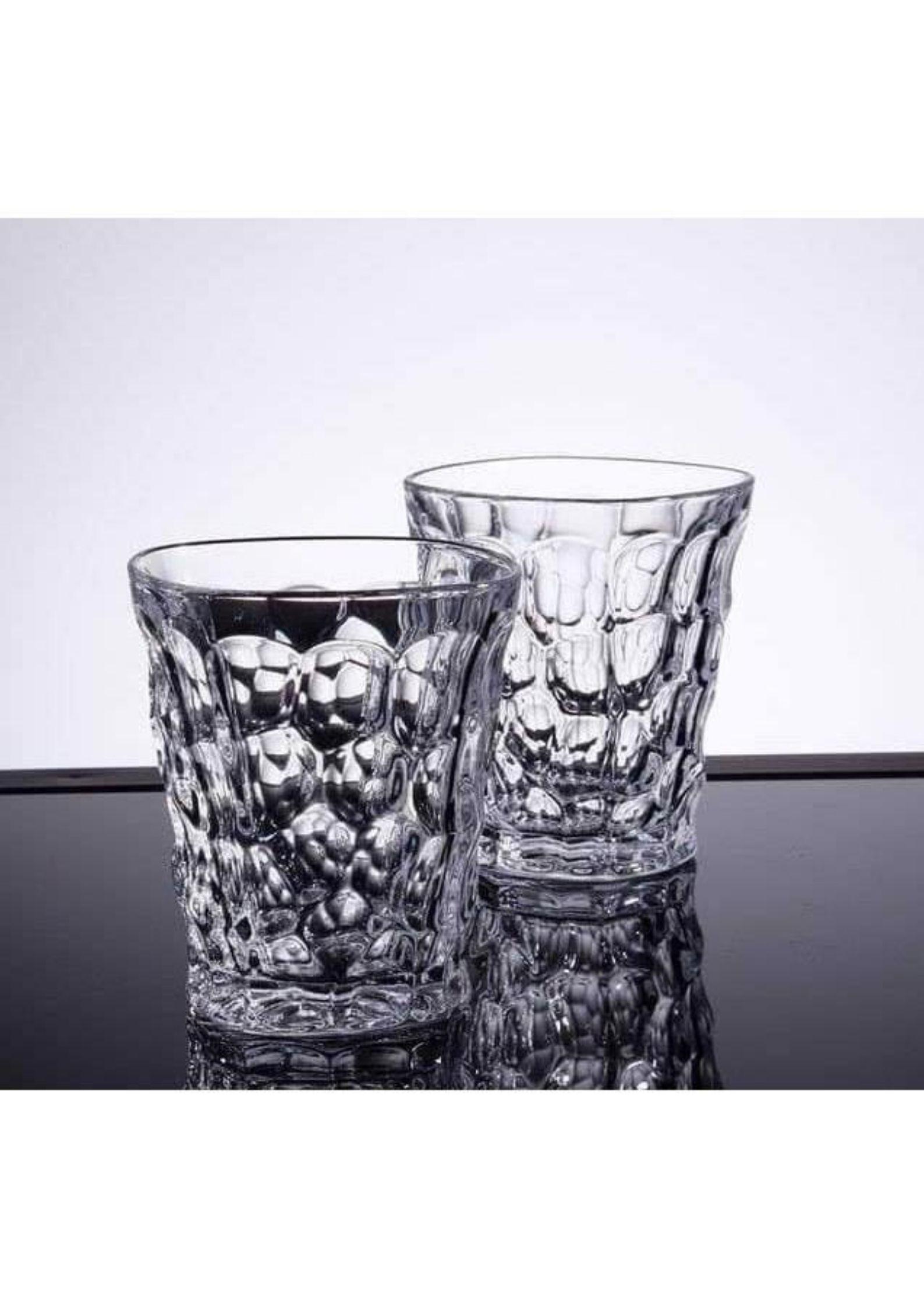 Set 6 Cốc Pha Lê Cao Cấp Bohemia Marble 290ml, Bộ Cốc Thủy Tinh Trang Trí Bàn Tiệc Nhập Đức