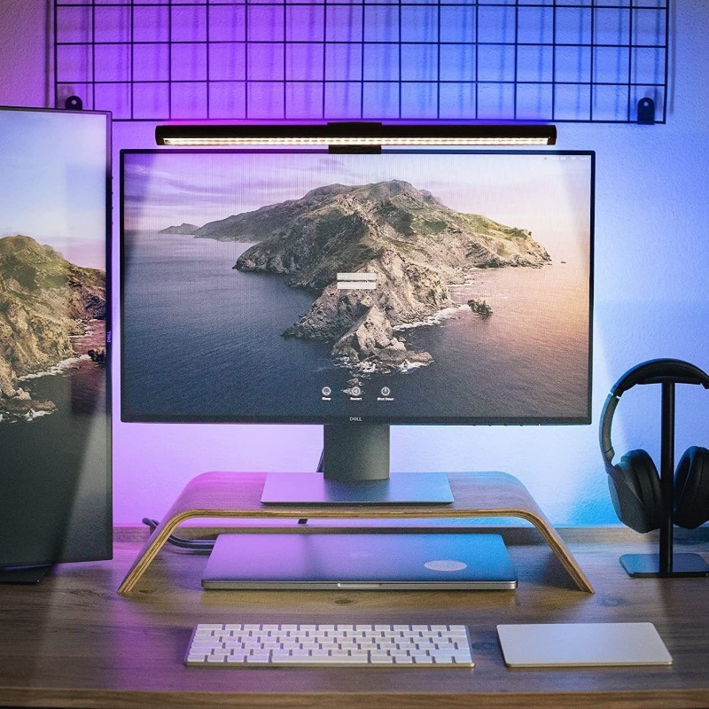 Đèn Led Treo Màn Hình C105 RGB Gắn Nam Châm Cảm Ứng 3 Chế Độ Màu USB Cho Máy Tính - Hàng Nhập Khẩu
