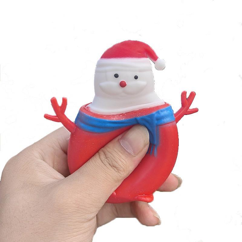 Squishy ÔNG GIÀ NOEL trốn trong người tuyết thú trốn trong cốc chó trốn trong chuồng ếch ngồi đáy giếng gà trốn trong gi