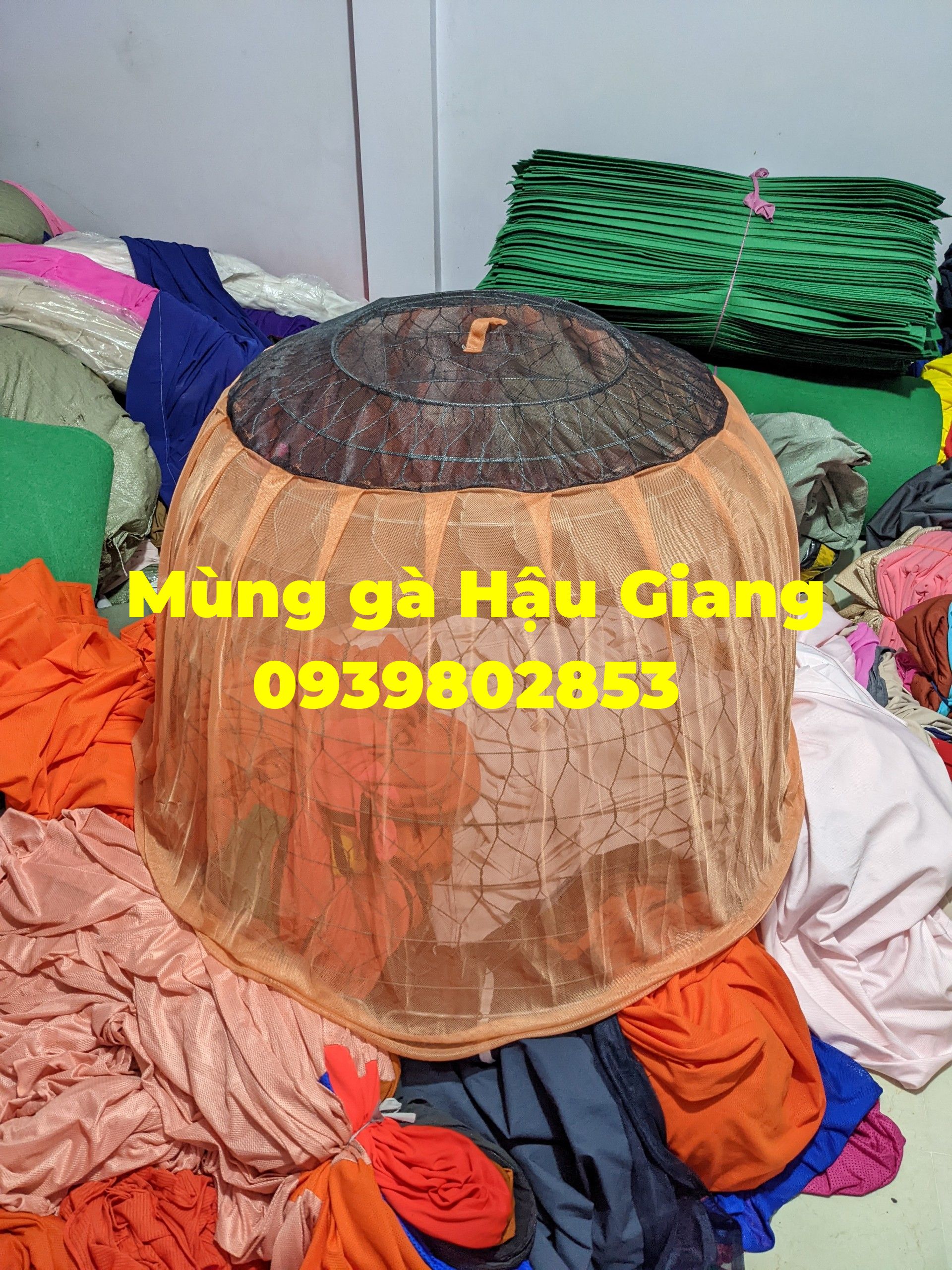 Mùng gà loại lưới tránh muỗi nắng cho gà